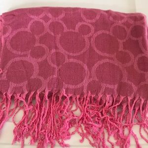 Pink Mickey Mouse Scarf